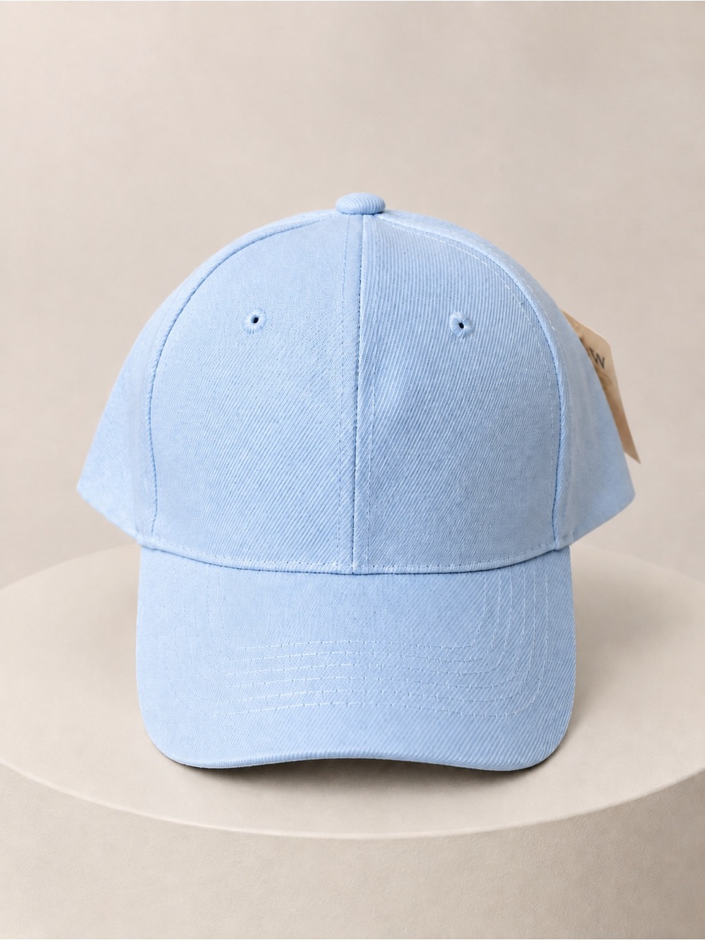 Kids Soft Light Blue Baseball Cap - Unbranded